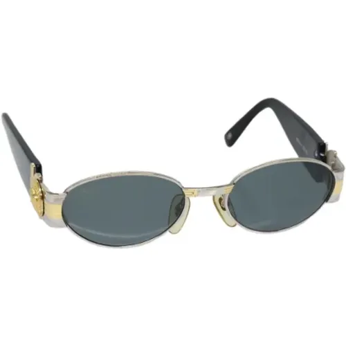 Pre-owned Accessories, unisex, , Size: ONE SIZE Pre-owned Metal sunglasses - Versace Pre-owned - Modalova