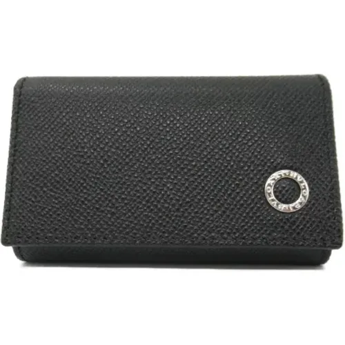 Pre-owned Accessories, male, , Size: ONE SIZE Pre-owned Leather key-holders - Bvlgari Vintage - Modalova