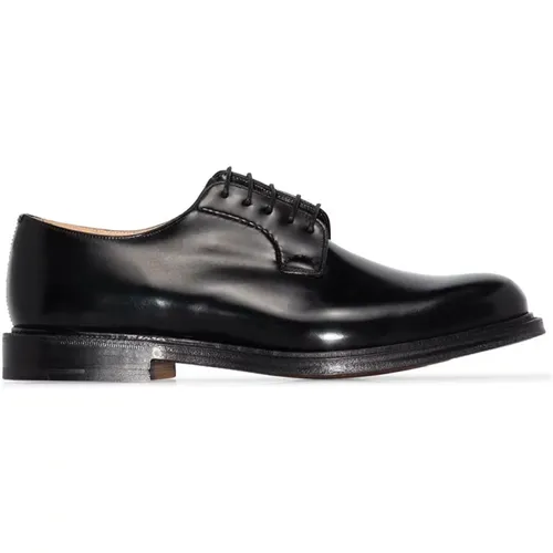 Laced Men`s Shoes Ss23 , male, Sizes: 9 1/2 UK, 7 1/2 UK, 7 UK, 8 UK, 8 1/2 UK, 10 UK - Church's - Modalova