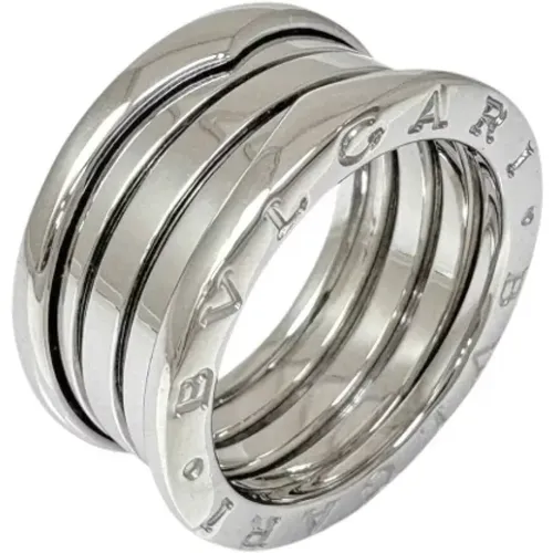 Pre-owned Jewellery, female, , Size: ONE SIZE Pre-owned White Gold rings - Bvlgari Vintage - Modalova