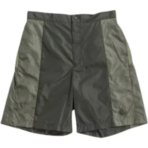 Khaki Drawstring Shorts , male, Sizes: M, L - Moncler - Modalova