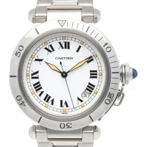 Pre-owned Watches, male, , Size: ONE SIZE Pre-owned Stainless Steel watches - Cartier Vintage - Modalova