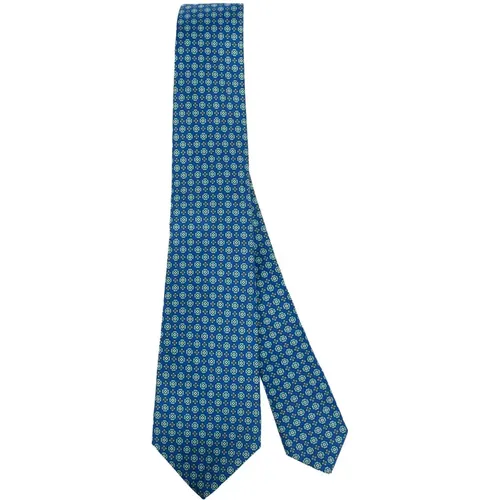 Ties, male, , Size: ONE SIZE Handmade Silk Tie - Seven Folds - Kiton - Modalova