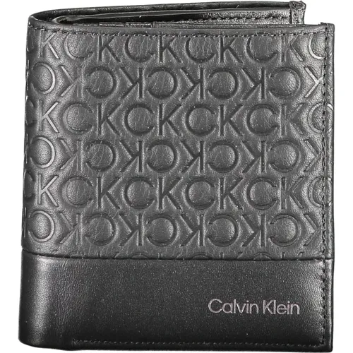 Wallets & Cardholders, male, , Size: ONE SIZE Leather Wallet - Calvin Klein - Modalova