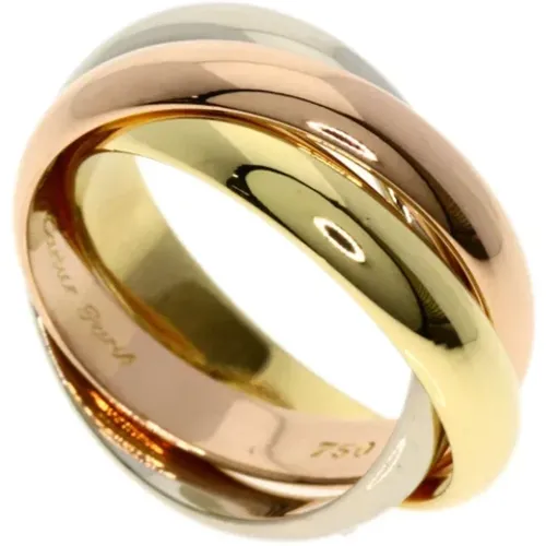 Pre-owned Jewellery, female, , Size: ONE SIZE Pre-owned Rose Gold rings - Cartier Vintage - Modalova