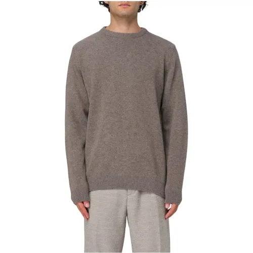 Round-neck Knitwear, male, , Size: S Comfortable Knit Crew Neck Sweater - Barbour - Modalova