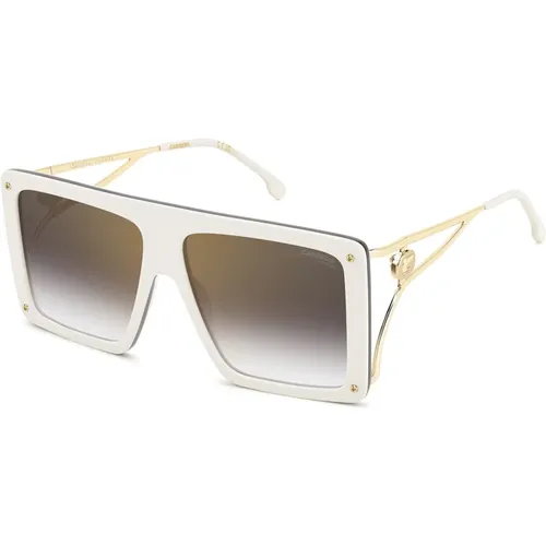 Elfenbein/Gold Spiegel Sonnenbrille Braun Getönt - Carrera - Modalova