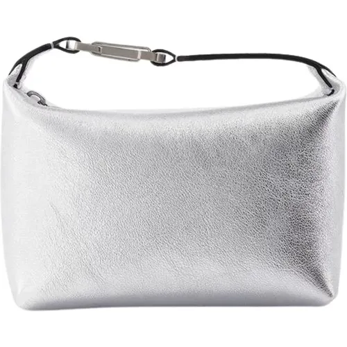 Moonbag bag in Silver Leather , female, Sizes: ONE SIZE - Eéra - Modalova