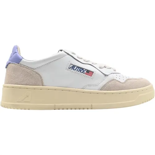 Low Women Leather Sneakers Lavender , female, Sizes: 4 UK, 3 UK, 7 UK - Autry - Modalova