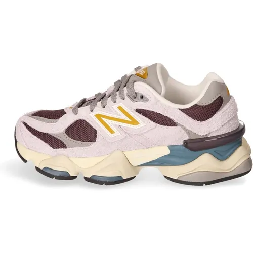 Velours- und Ledersneaker mit Dual-Density-Zwischensohle , Herren, Größe: 38 1/2 EU - New Balance - Modalova