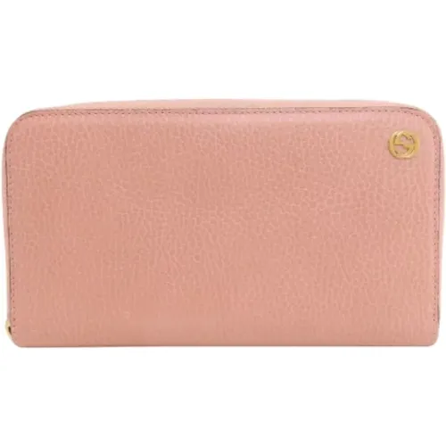 Pre-owned Wallets, female, , Size: ONE SIZE Pre-owned Leather wallets - Gucci Vintage - Modalova