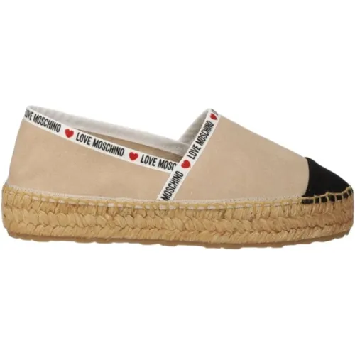 Espadrilles, female, , Size: 10 US Stylish Espadrilles for Summer Outfits - Love Moschino - Modalova