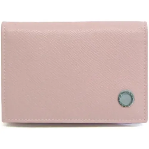 Pre-owned Wallets, female, , Size: ONE SIZE Pre-owned Leather wallets - Bvlgari Vintage - Modalova