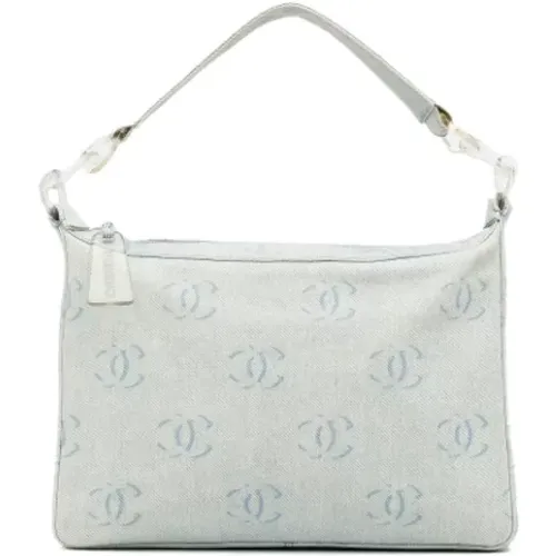 Pre-owned Denim shoulder-bags , female, Sizes: ONE SIZE - Chanel Vintage - Modalova