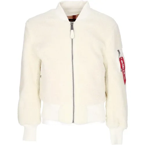 Off Teddy Sherpa Jacket , male, Sizes: XL, L - alpha industries - Modalova