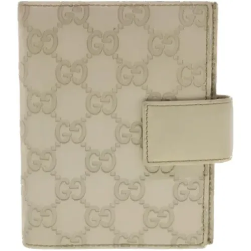 Pre-owned Wallets, female, , Size: ONE SIZE Leather Gucci Wallet - Gucci Vintage - Modalova