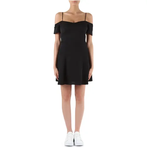 Embroidered Viscose Mini Dress , female, Sizes: XL, L - Calvin Klein Jeans - Modalova