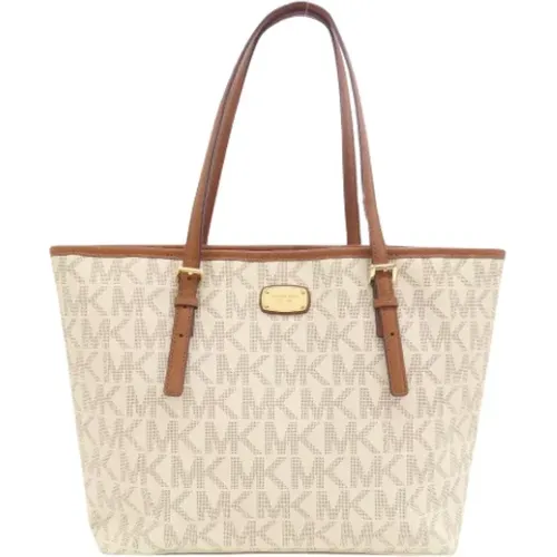 Pre-owned Tote Bags, female, , Size: ONE SIZE Pre-owned Canvas shoulder-bags - Michael Kors Pre-owned - Modalova