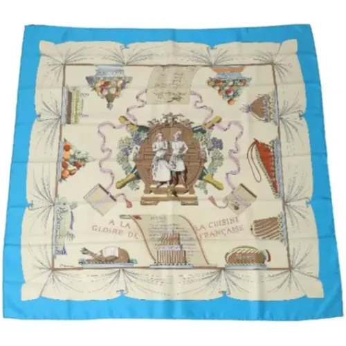 Pre-owned Silk scarves , female, Sizes: ONE SIZE - Hermès Vintage - Modalova