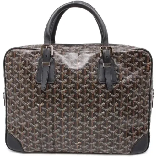 Pre-owned Tote Bags, unisex, , Size: ONE SIZE Pre-owned Leather totes - Goyard Vintage - Modalova