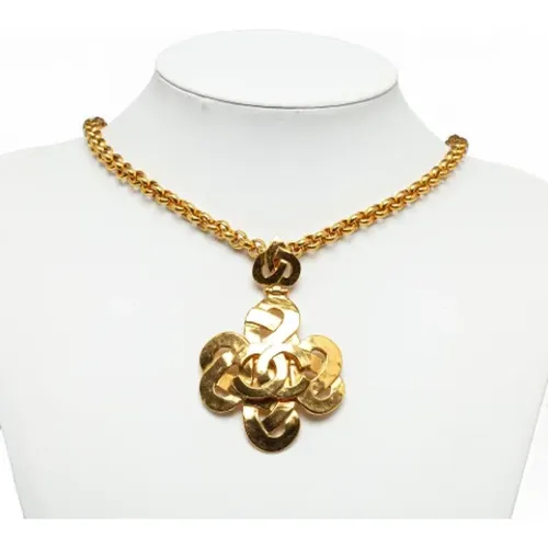 Pre-owned Jewellery, female, , Size: ONE SIZE Pre-owned Gold necklaces - Chanel Vintage - Modalova