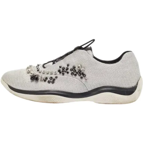 Pre-owned Mesh sneakers , female, Sizes: 8 UK - Prada Vintage - Modalova