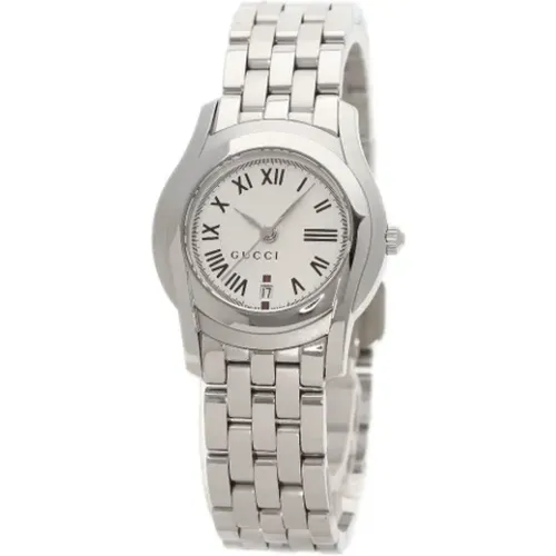 Pre-owned Watches, female, , Size: ONE SIZE Pre-owned Stainless Steel watches - Gucci Vintage - Modalova