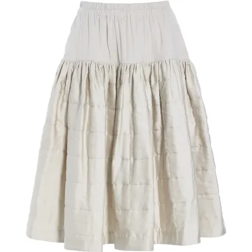 Quilt Skirt Ivory Elegant Festive Style , female, Sizes: M, 2XL, L, XL - Bitte Kai Rand - Modalova