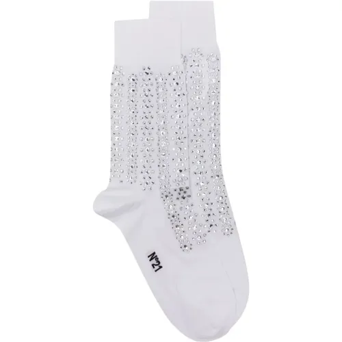 Stilvolle Socken Kollektion , Damen, Größe: L - N21 - Modalova