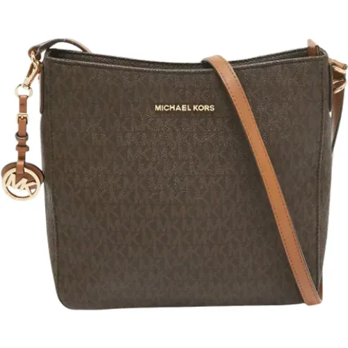 Pre-owned Cross Body Bags, female, , Size: ONE SIZE Pre-owned Canvas shoulder-bags - Michael Kors Pre-owned - Modalova