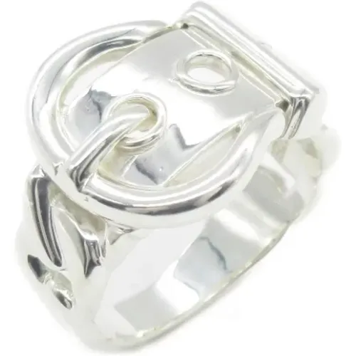 Pre-owned Jewellery, female, , Size: ONE SIZE Pre-owned Silver hermes-jewelry - Hermès Vintage - Modalova