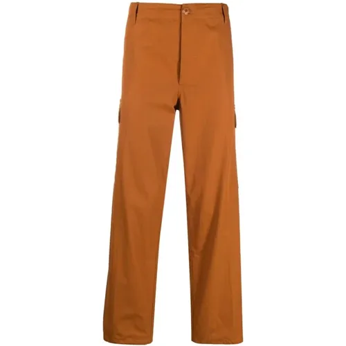 Ripstop Cargo Trousers , male, Sizes: W42 - Kenzo - Modalova
