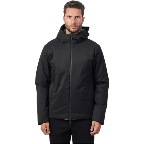 Padded Hooded Coat EA7 , male, Sizes: 2XL, S, XL, M, L - Emporio Armani - Modalova