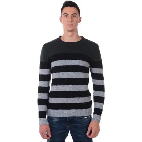 Meridian Pullover Sweater , Herren, Größe: L - Daniele Alessandrini - Modalova