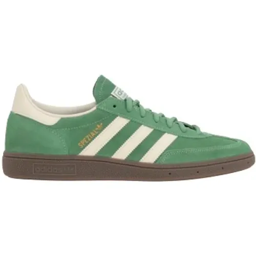 Green Suede Low-Top Sneakers , female, Sizes: 7 UK - Adidas - Modalova