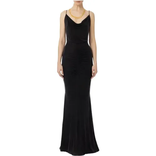Elegant Dress , female, Sizes: L, XS, M, XL - Elisabetta Franchi - Modalova