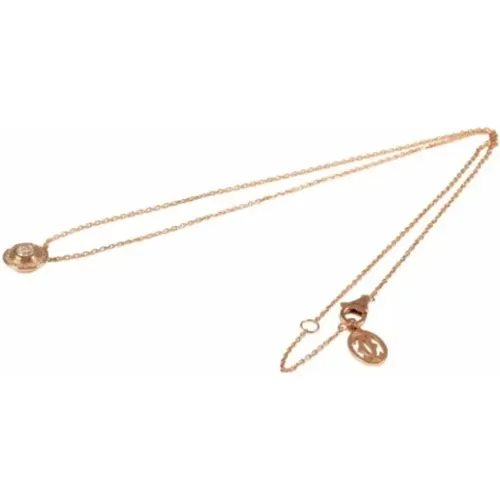 Pre-owned Jewellery, female, , Size: ONE SIZE Pre-owned Rose Gold necklaces - Cartier Vintage - Modalova