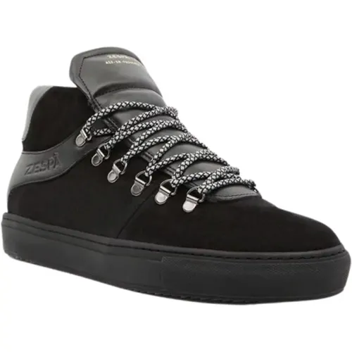 Zsp12 Calf Suede Sneakers , male, Sizes: 6 UK, 11 UK, 10 UK - Zespà - Modalova