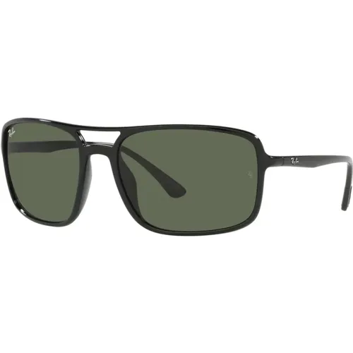 Klische schwarze Sonnenbrille RB 4375 , unisex, Größe: 60 MM - Ray-Ban - Modalova