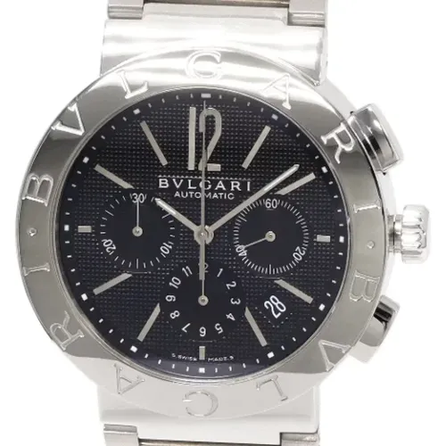 Pre-owned Watches, male, , Size: ONE SIZE Pre-owned Stainless Steel watches - Bvlgari Vintage - Modalova