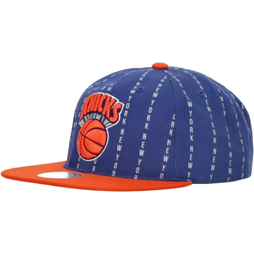 Caps, male, , Size: ONE SIZE NBA City Pinstripe Cap - Mitchell & Ness - Modalova