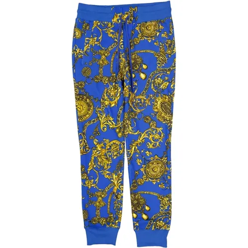 Baroque Pattern Trousers , male, Sizes: M - Versace Jeans Couture - Modalova