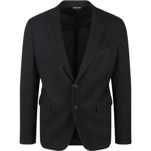 Viscose Knit Single Breasted Blazer , male, Sizes: XS, XL, L, 2XL - Brian Dales - Modalova