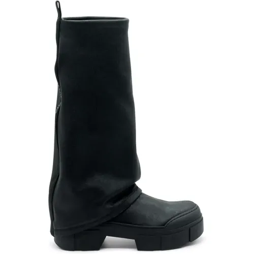 Roccia Schwarze Schlauchstiefel , Damen, Größe: 39 EU - Vic Matié - Modalova