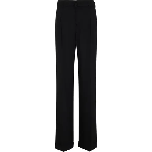 Wool Wide Leg Pants , female, Sizes: S - Ralph Lauren - Modalova