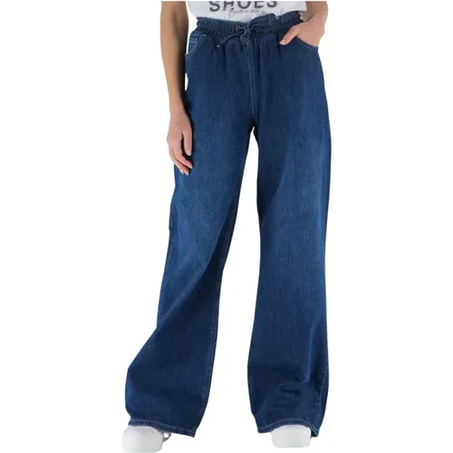 Wide Jeans , female, Sizes: XS - Fracomina - Modalova