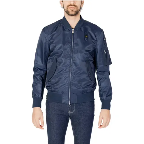 Mens Jacket Spring/Summer Collection , male, Sizes: S, L, M, XL - Blauer - Modalova