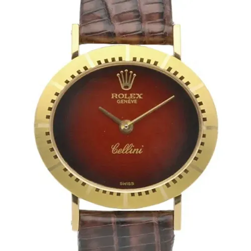 Pre-owned Yellow Gold watches , female, Sizes: ONE SIZE - Rolex Vintage - Modalova