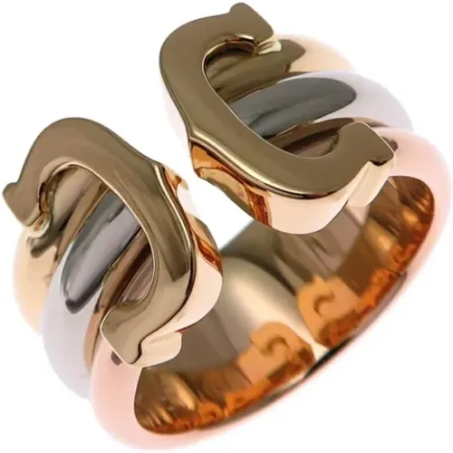 Pre-owned Jewellery, female, , Size: ONE SIZE Pre-owned Rose Gold rings - Cartier Vintage - Modalova