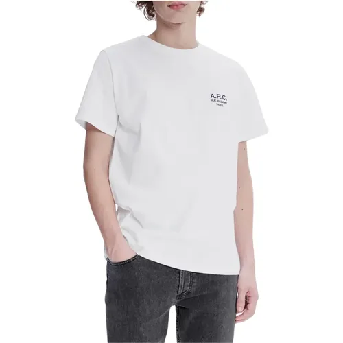 Short Sleeve Cotton T-Shirt Raymond , male, Sizes: 2XL, M - A.p.c. - Modalova